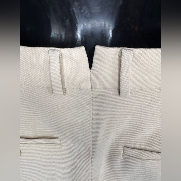 Aritzia Babaton Publish trouser Pants cream color sz 0 preloved without flaws - Picture 4 of 10